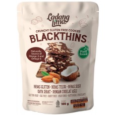 Ladang Lima Crunchy Blackthins Cookies 100g